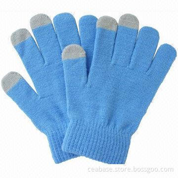 Gloves with Various Materials for Your Choice Such as Acrylic Fiber, Wool and Cotton